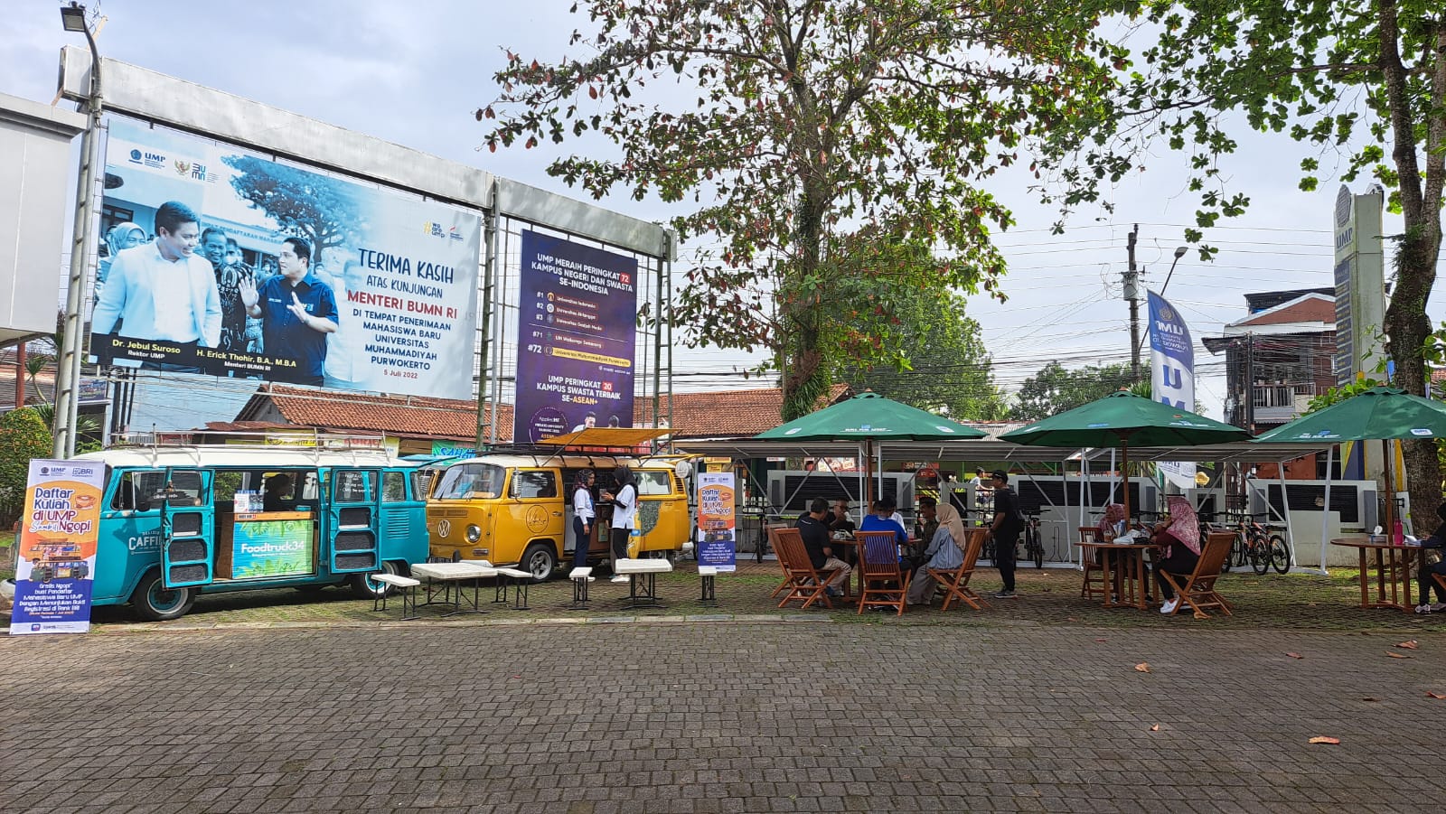 Serunya Daftar Kuliah di UMP Sambil Ngopi di Kafe UMP yang 